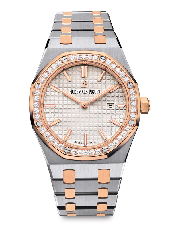 皇家橡樹33毫米雙色石英腕錶